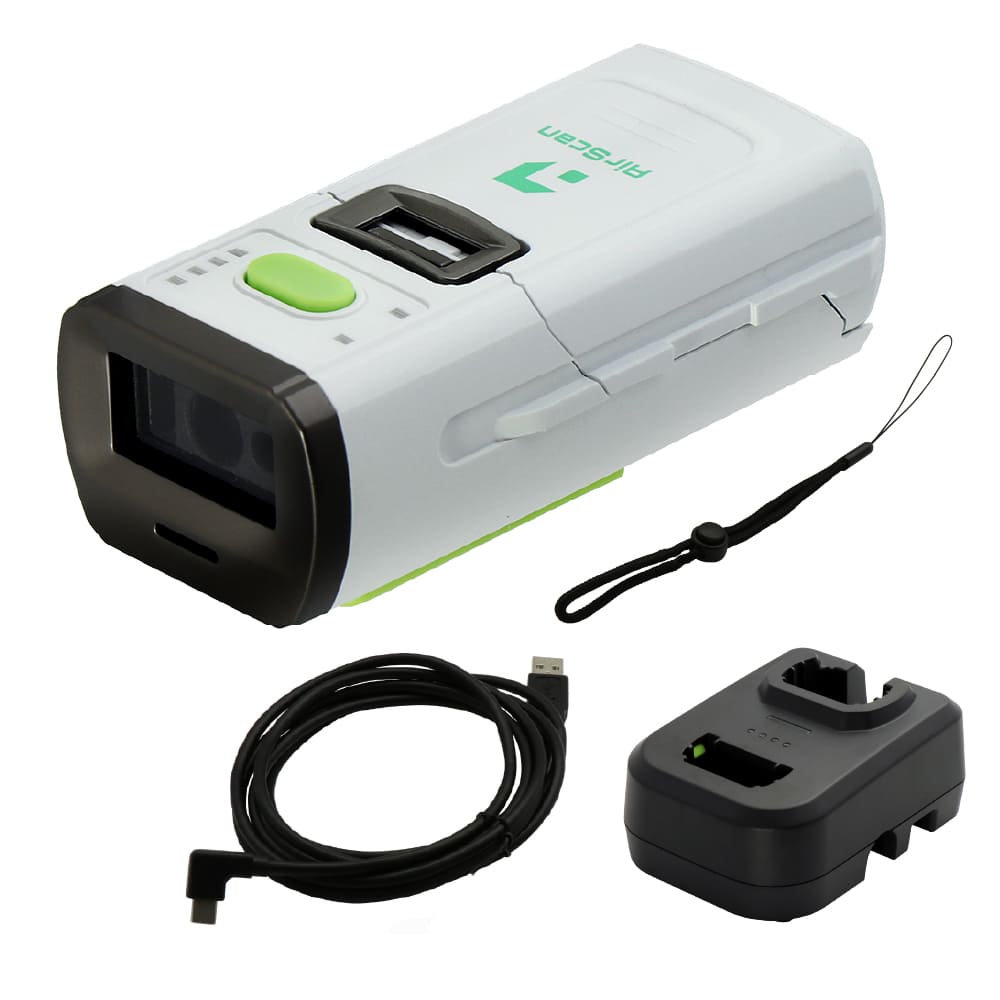 トランスフォームコードリーダ AirScan Finger Mobile Style（Bluetooth / AIRSCAN-F-2D-WHT-MS-SET）