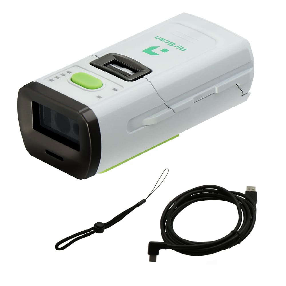 トランスフォームコードリーダ AirScan Finger Mobile Style（Bluetooth / AIRSCAN-F-2D-WHT-MS）