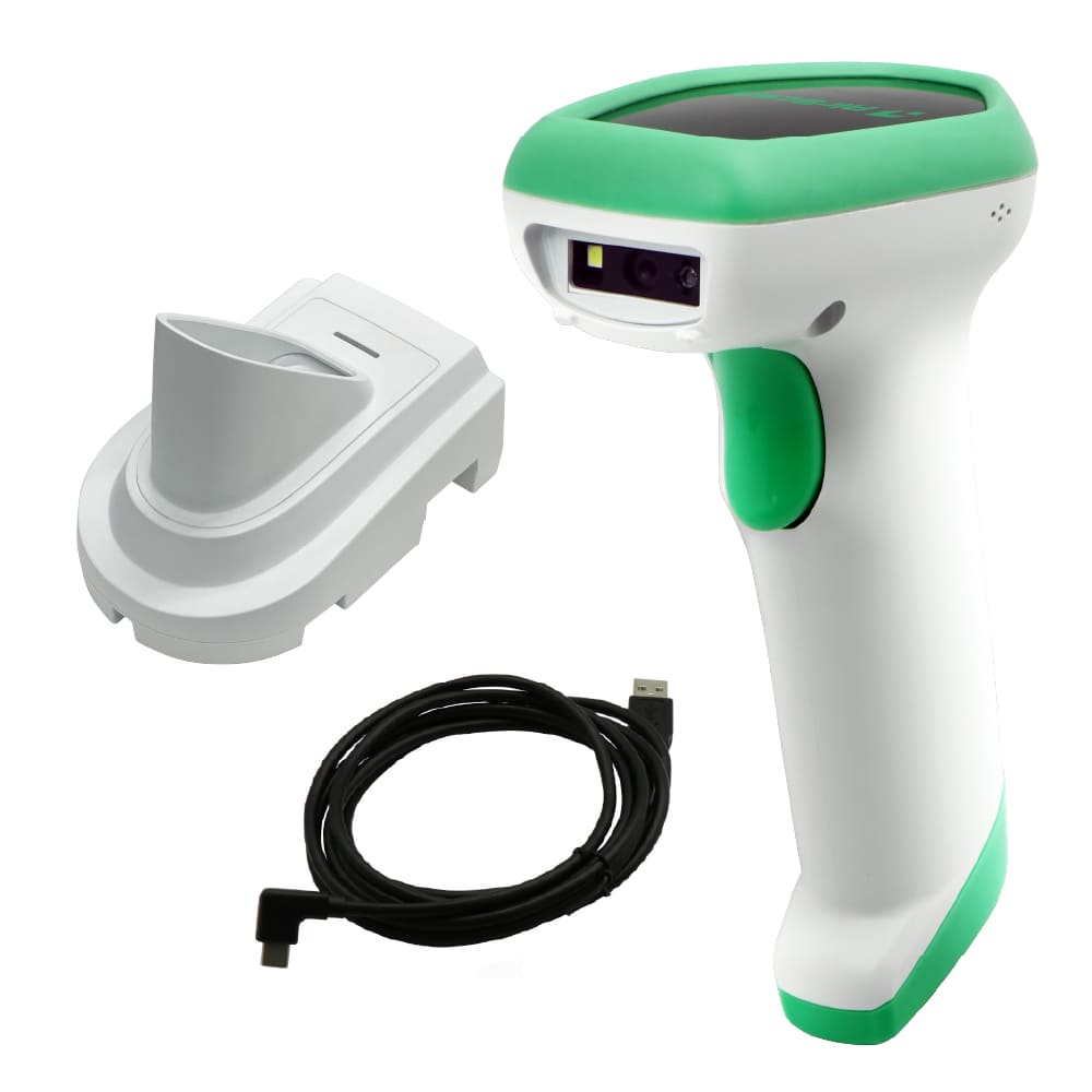 AirScan Handheld Bluetooth コードレス コードリーダ AIRSCAN-H-2D-WHT-SCSET スーパーキャパシタパックセット