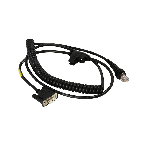 RS-232Cインターフェイスケーブル 3m コイル ブラック CBL-020-300-C00