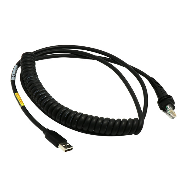 USBインターフェイスケーブル 3m コイル ブラック CBL-500-300-C00