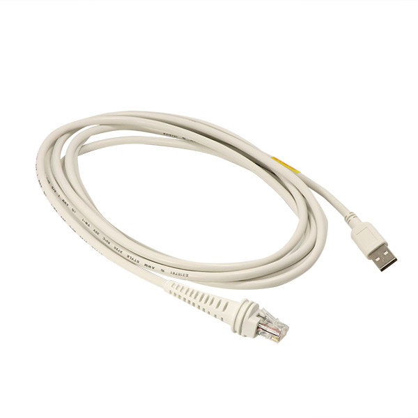 USBインターフェイスケーブル 3m ストレート 白  CBL-500-300-S00-08