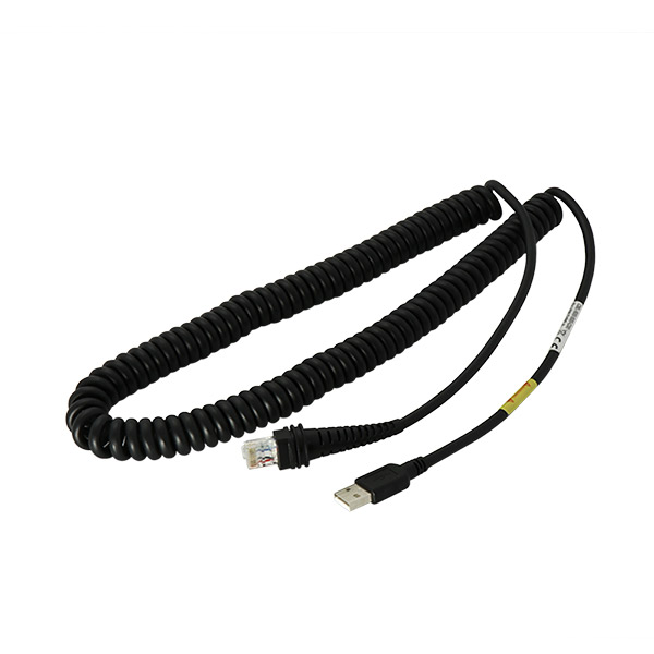 USBインターフェイスケーブル 5m コイル ブラック CBL-500-500-C00