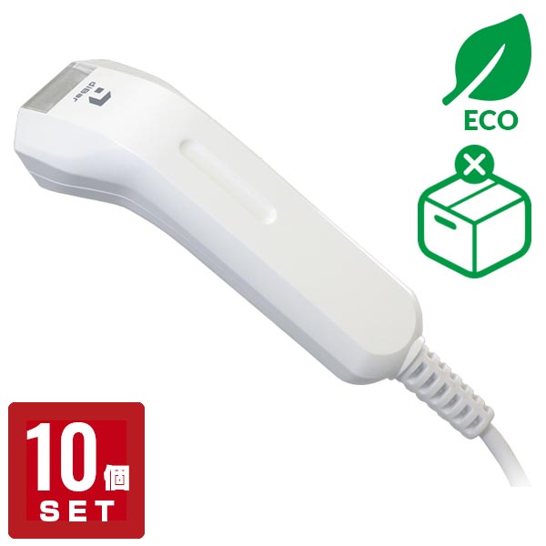 QRコードリーダー slimQRX（USB / エコ包装 10台セット / EB-slimQRX-USB-10set-612）