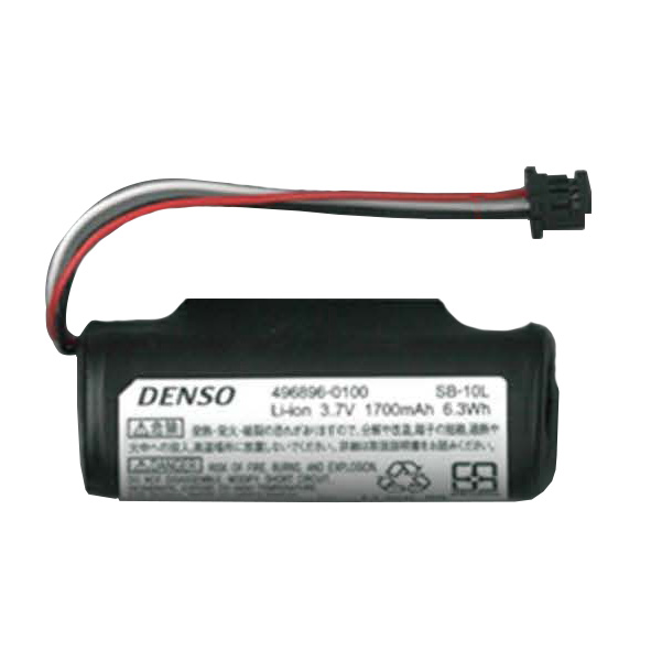 AT/GTシリーズ 充電式バーコードリーダー（末尾型番「-V2」）用 充電池パック SB-10L-V2 ★注意★AT/GT用充電池は2種類-互換性無★