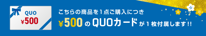 QUOカード 500円分プレゼント